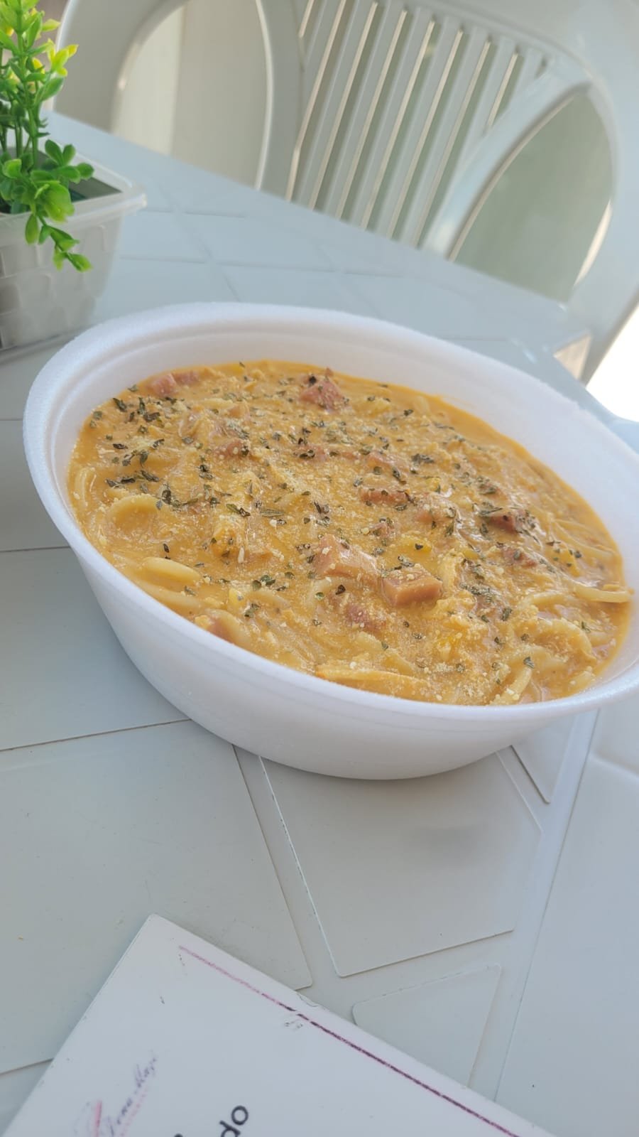 Spaguetti ao Molho Rose